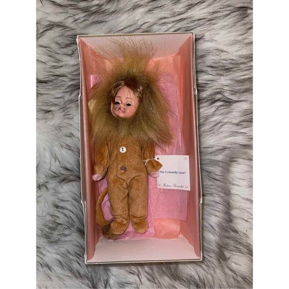 Vintage Madame Alexander Cowardly Lion 8 Inch Doll collectors doll - Picture 1 of 4